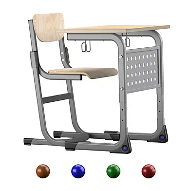 Desk for school 1-seater + 1 chair