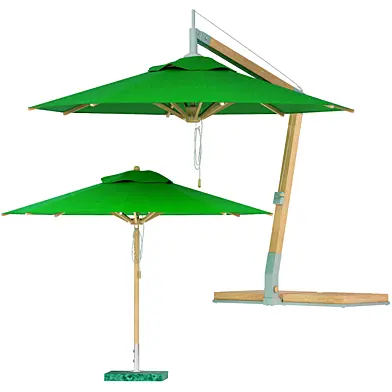 green levante bamboo umbrella from bambrella