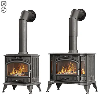 Set of fireplace stoves Kratki Koza