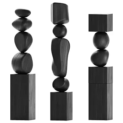Abstract sculptures Set 007