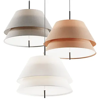 Kobi Double Drum Pendant Lamp