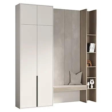 Hallway minimalist with decors