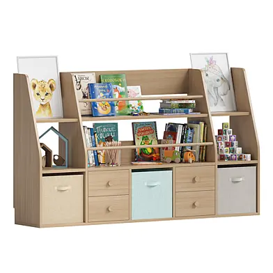 Bummi 9 Book and Toy Shelf