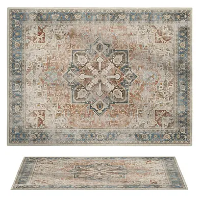 Kamran Coral Rug