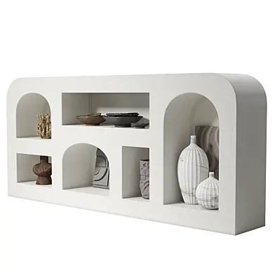 White Display Cabinet Nordic