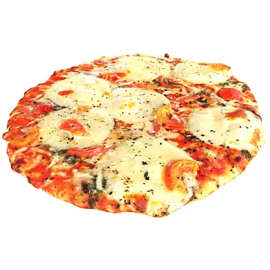 Pizza with mozzarella