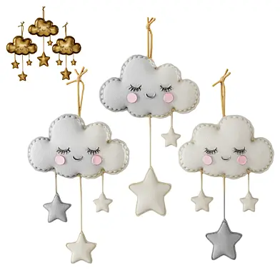 Decorative Hanging Kids Cloud Stars