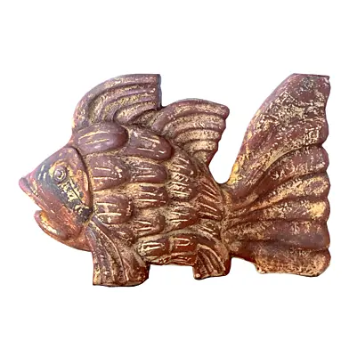 Large 1980s Fish Sculpture