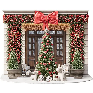 Christmas Entrance Decoration
