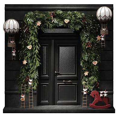 Christmas door decoration