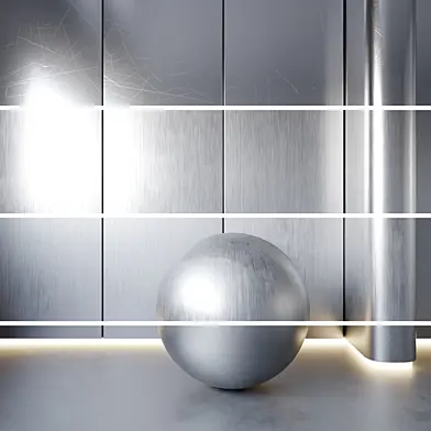 Material: seamless metal 8