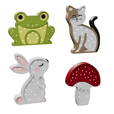 Peekaboo Children's Lamp Set