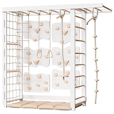 Wood and Hearts "Swedish Ladder" children's play complex