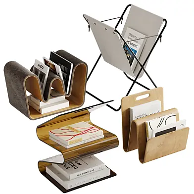 Set of book stands