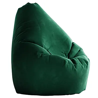 Bean Bag Chair Pear Green Velour