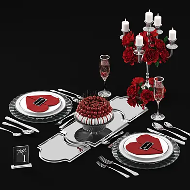 Valentine's Day Table Set