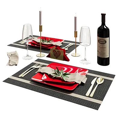 Serving set for two "for the competition"