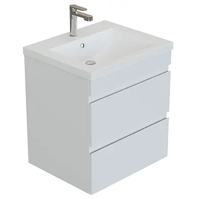 OM Nota new white gloss cabinet with Florentina Anita sink