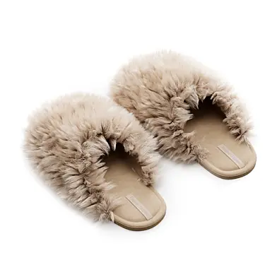 Slippers, fur house slippers