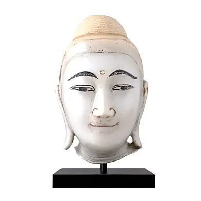 Shan Marble Buddha Head