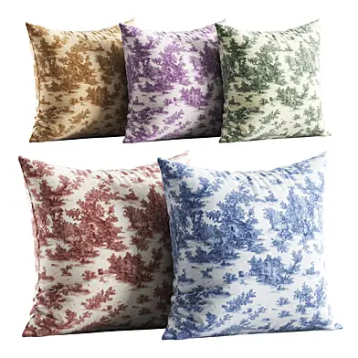 Decorative Pillows Toile de Jouy