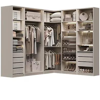 Wardrobe with filling 003