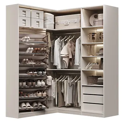 Wardrobe with filling 004