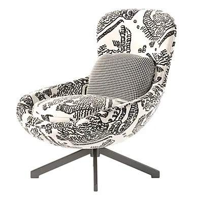 Vigo Swivel Lounge Chair LC017  Beige 2014