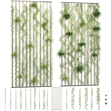 Walls made of leaves