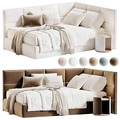 Milan single kids bed