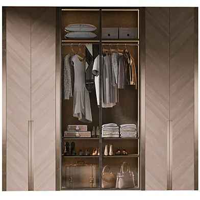 Minimal Luxury Wardrobe Display – Clothing Shoes and Accessories 11