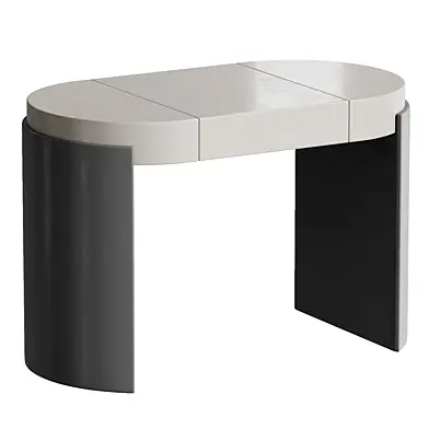CPRN Homood Jules Beige leather vanity table