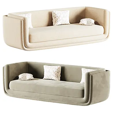 Clementine Dove Grey Woven 3 Seater Fabric Sofa