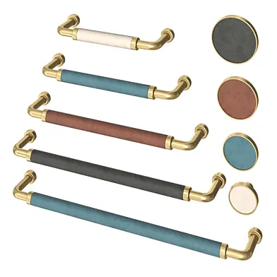 Leather furniture handles 4