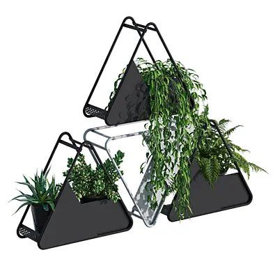 Trioka wall planter