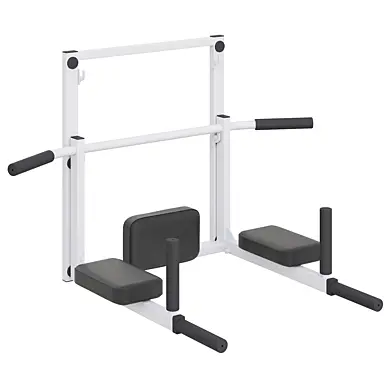 Pull-up bars and dip bars with a press bench and backrest V-SPORT