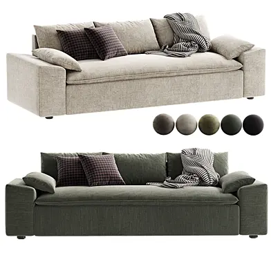 Algora White Performance Fabric Sleeper Sofa
