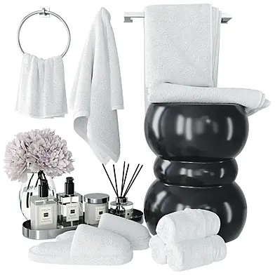 Decorative set for the bathroom and restroom 313