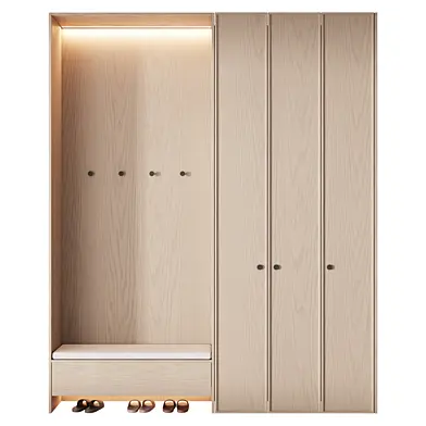 590 hallway zone 26 built in wardrobe japandi