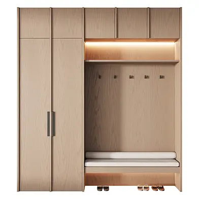 596 hallway zone 32 built in wardrobe japandi
