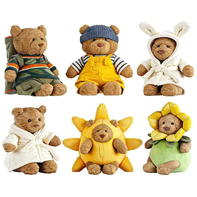 Teddy Bear Plush Collection-Plush Toys Set 51