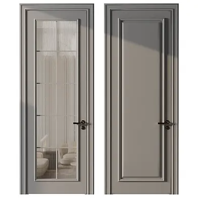 Glass door and neoclassic door 02