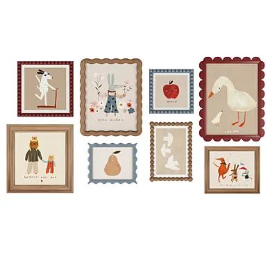 Set of paintings for a children's room