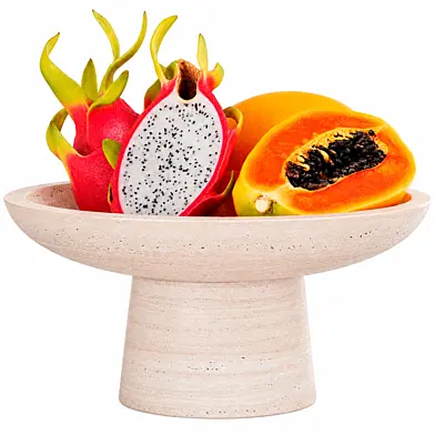 Bowl with tropical fruits