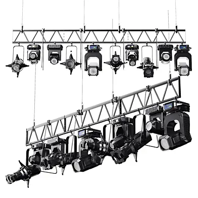 Soft theater farm with lighting equipment