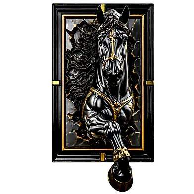 horse wall panel