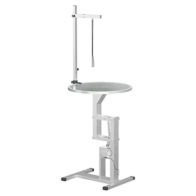 Grooming table with backlight