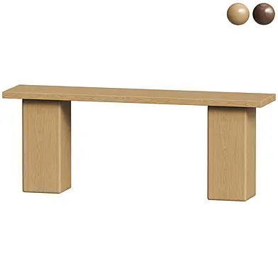 Pecos Console Table-Light Wash Oak