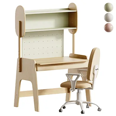 Children's table and chairs, Euler Desk Vertbaudet Kids Chair