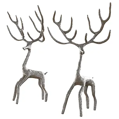 Abstract metal deer